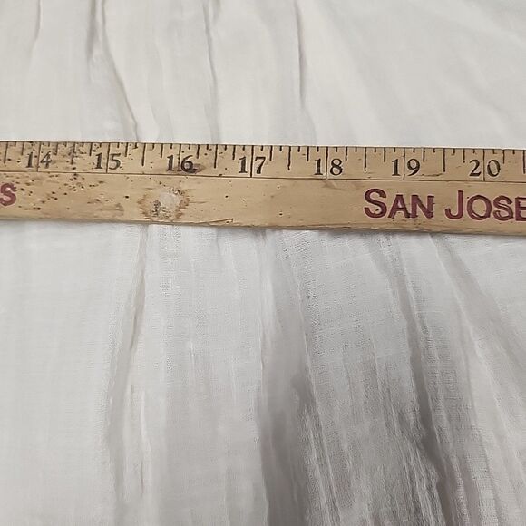 Rip Curl Boho Women's Top XS Cotton Lace Fairycore Flowy Tassels Bell Sleeves - Picture 7 of 11